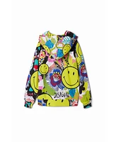 Desigual Girls Girls's Smiley Originals hoodie