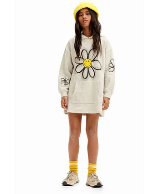 Desigual Girls Girls's Smiley Originals sweater dress