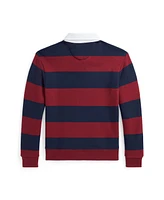 Polo Ralph Lauren Big BoysStriped Fleece Rugby Sweatshirt