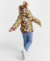 Epic Threads Toddler Girls Wonky Floral-Print Reversible Puffer Jacket, Created for Macy's