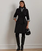 Lauren Ralph Petite Belted Water-Resistant Trench Coat