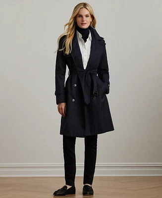 Lauren Ralph Lauren Women's Belted Water-Resistant Trench Coat