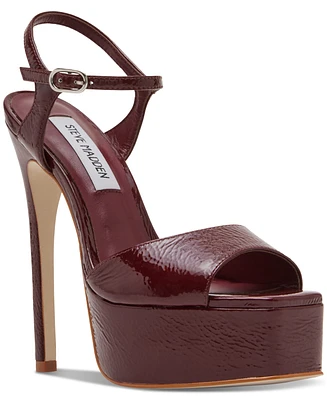 Steve Madden Women's Cologne Two-Piece Platform Dress Sandals