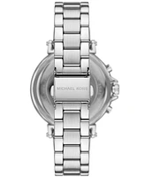 Michael Kors Women's Maren Chronograph Stainless Steel Watch 40mm - Silver