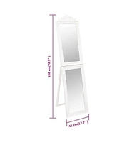 vidaXL Free-Standing Mirror 17.7"x70.9