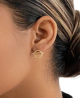 Sterling Forever Women's Victoria Stud Earrings - Gold