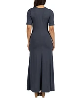 24seven Comfort Apparel Women's Casual Maxi Dress