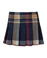 Hope & Henry Girls' Pleated Skirt with Buckle Detail, Infant
