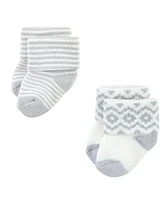 Hudson Baby Baby Boys Cotton Rich Newborn and Terry