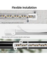 Yescom Led Grow Light Strips Full Spectrum Lamp for Indoor Plants Flower Veg 4 Strips