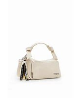 Desigual Women's M plain canvas crossbody bag