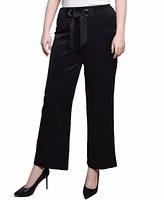 Ny Collection Wide Leg Grommet Pants