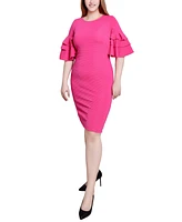 Ny Collection Bolero Sleeve Body Con Dress