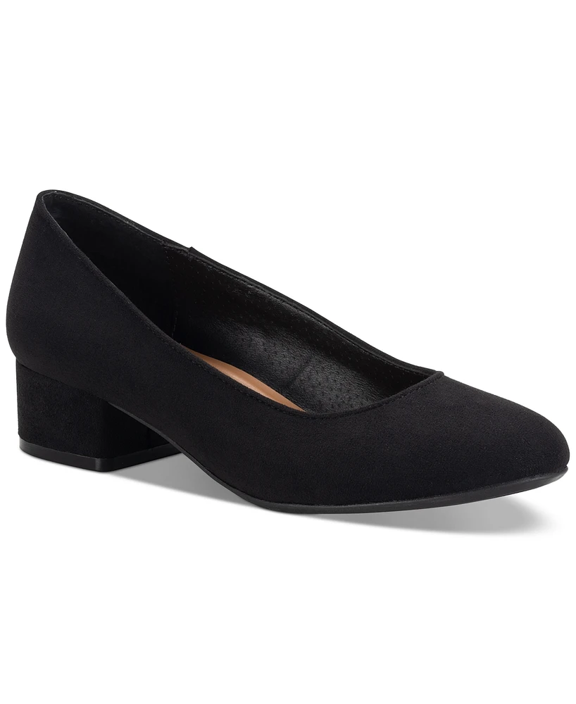 Style & Co Women's Gerriee Block-Heel Pumps, Created for Macy's