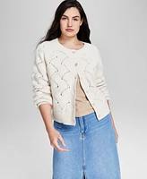 And Now This Women's Pointelle Cardigan, Created for Macy's