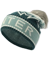 Hunter Women's Fair Isle Faux-Fur Pom-Pom Beanie