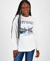 Rebellious One Juniors' Copenhagen Graphic Sweatshirt