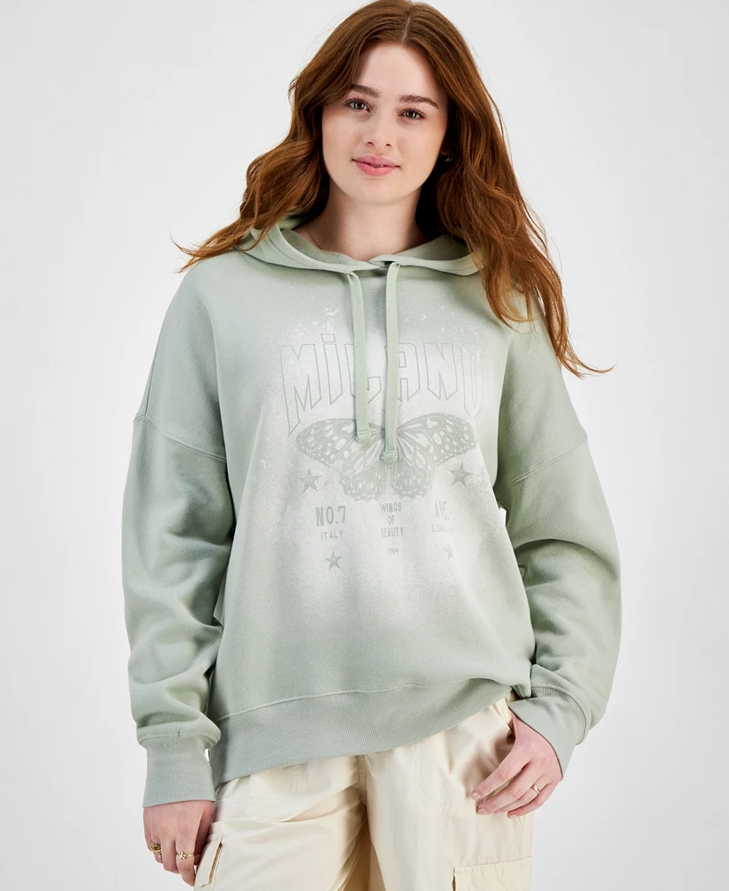 Grayson Threads, The Label Juniors' Milano Butterfly Graphic Hoodie