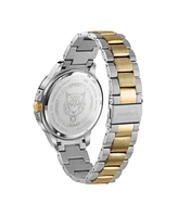 Plein Sport Men's City Rush 3 Hand Date Quartz Two Tone Bracelet 45mm