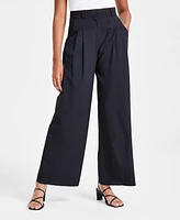 Bar Iii Women's High-Rise Wide-Leg Pants, Created for Macy's