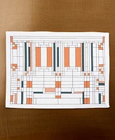 Kaf Home Frank Lloyd Wright Printed Placemats, Set of 4