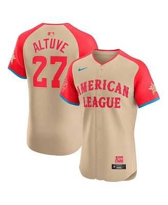 Nike Men's Jose Altuve Cream American League 2024 Mlb All-Star Game Elite Player Jersey