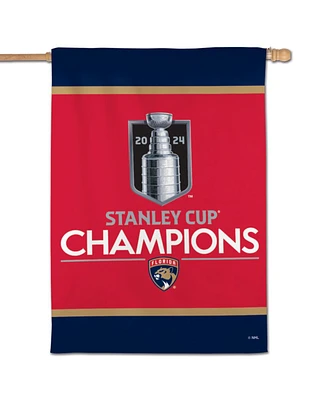 Wincraft Florida Panthers 2024 Stanley Cup Champions 28" x 40" Double-Sided Vertical Banner