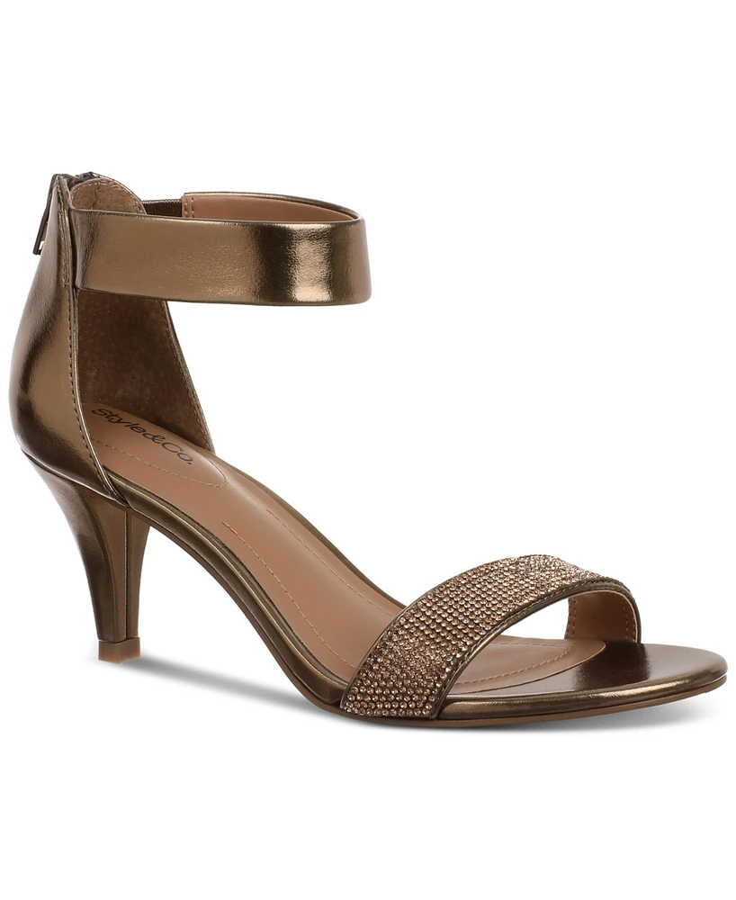 Style & Co Women's Phillys Two-Piece Evening Sandals