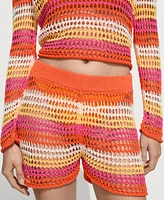 Mango Women's Combined Crochet Sweater