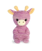 Aurora Medium Giraffe Cozyroos Snuggly Plush Toy Purple 10"