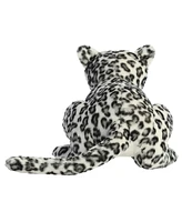 Aurora Large Snow Leopard Super Flopsie Adorable Plush Toy Gray 28"