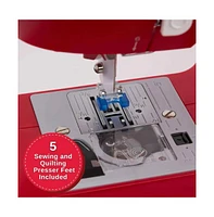 Simple 3337 Sewing Machine - Red