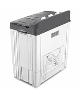 Gymax Portable Washing Machine Compact Twin Tub 20 lbs Capacity Washer Spinner