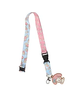 Sanrio My Melody Floral Lanyard With Character Charm