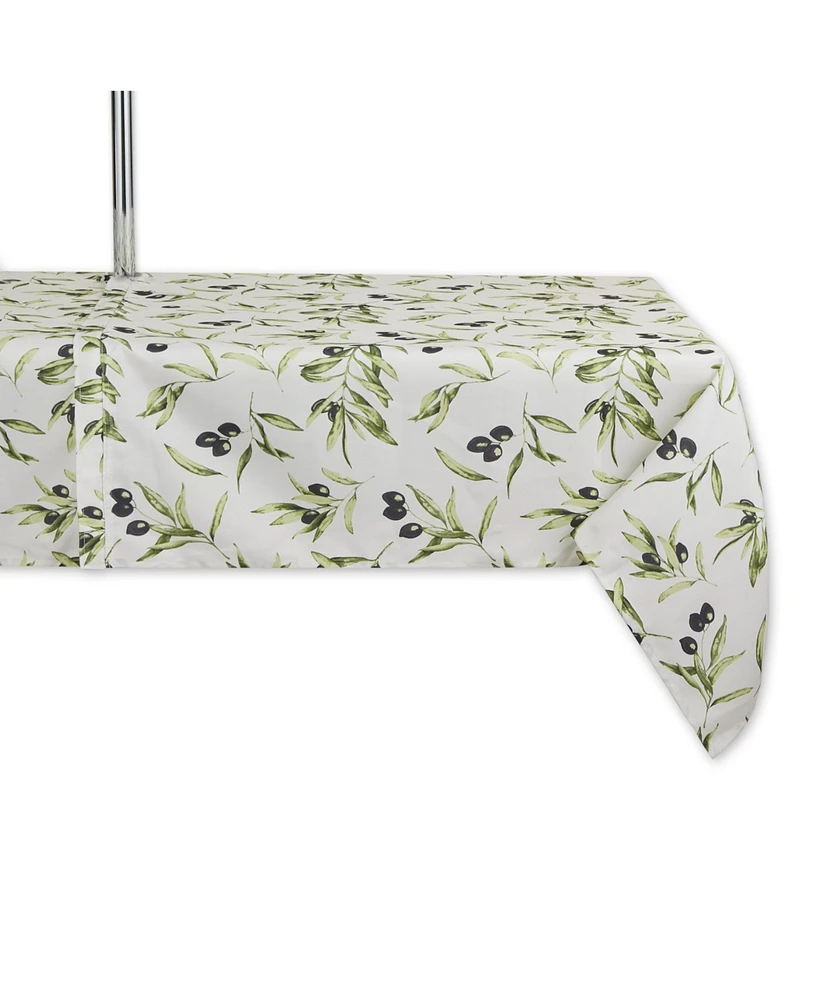 Design Imports Print Outdoor Tablecloth with Zipper, 60x84