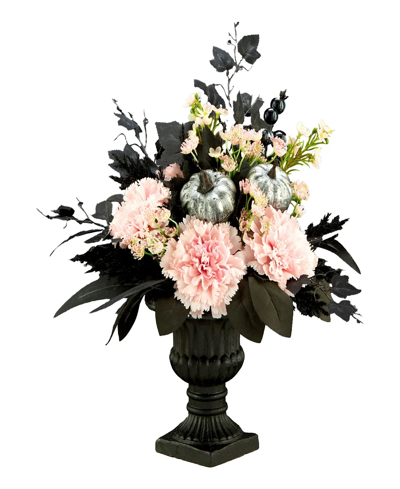 National Tree Company Pretty Morbid Centerpiece, 17 Inches