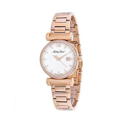 Mathey Tissot Women's White Dial Watch - D410PQI