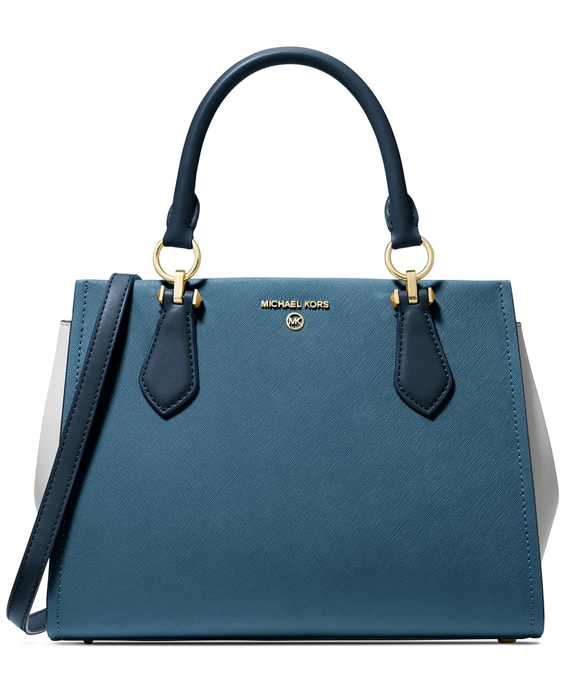 Michael Kors Marilyn Medium Leather Satchel