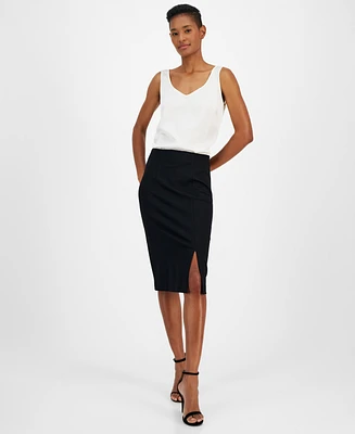 Boss Orange Women's Vaguette Slim Slit Pencil Skirt