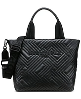 Karl Lagerfeld Paris Voyage Medium Quilted Tote Bag