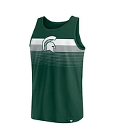 Fanatics Men's Green Michigan State Spartans Wild Game Tank Top