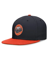 Nike Men's Navy/Orange Houston Astros Rewind Cooperstown True Performance Fitted Hat