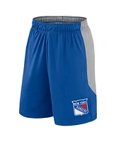 Fanatics Men's Blue New York Rangers Go Hard Shorts