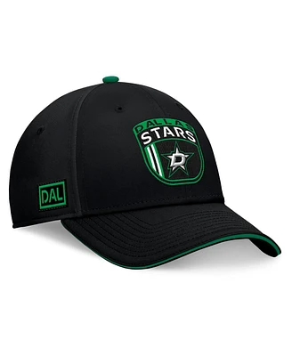 Fanatics Men's Black Dallas Stars 2024 Nhl Draft Flex Hat