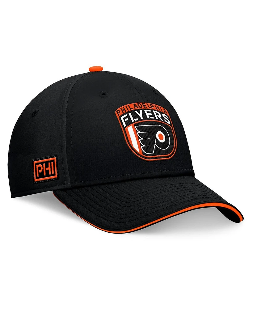 Fanatics Men's Black Philadelphia Flyers 2024 Nhl Draft Flex Hat