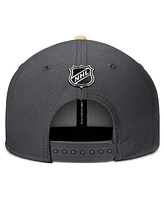 Fanatics Men's Charcoal Vegas Golden Knights 2024 Nhl Draft Snapback Hat