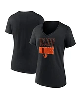 Fanatics Women's Black Baltimore Orioles Local V-Neck T-Shirt