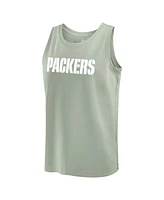 Fanatics Men's Light Green Bay Packers Elements Tank Top