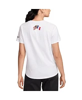 Nike Women's White Team Usa Essentials Eagle T-Shirt