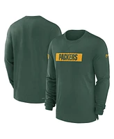 Nike Men's Green Bay Packers Sideline Player Performance Long Sleeve T-Shirt